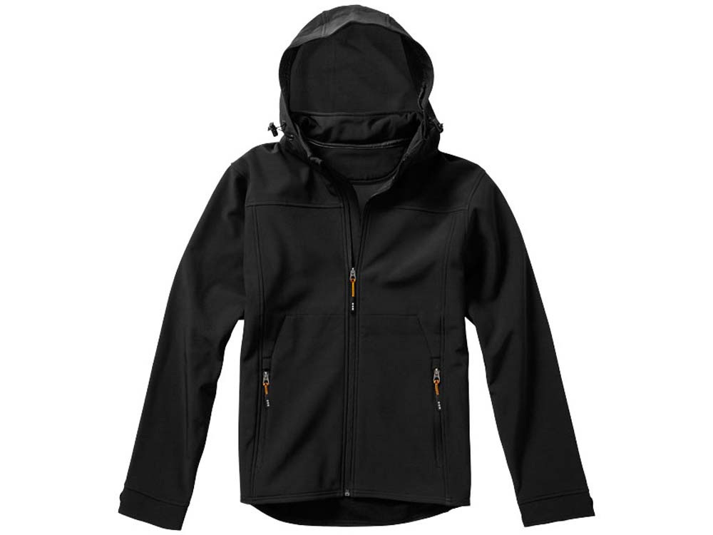 Куртка софтшел Langley мужская (черный) XL (Изображение 7)