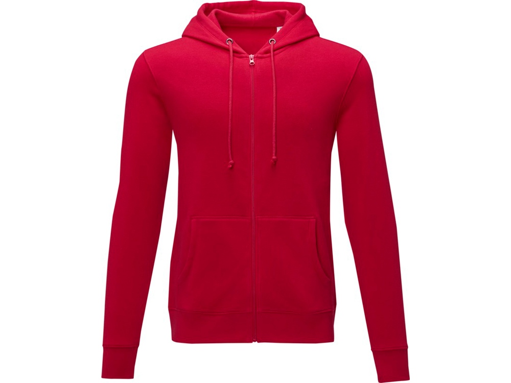Толстовка на молнии Theron мужская (красный) 3XL (Изображение 2)