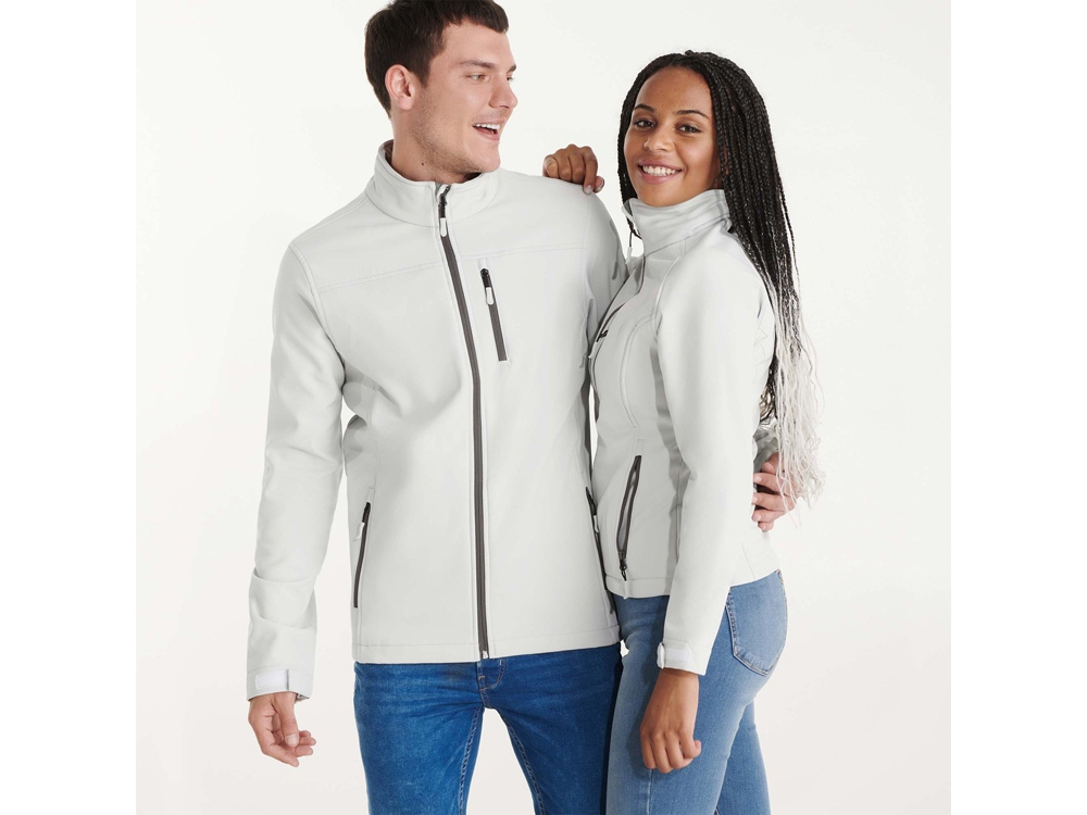Куртка софтшелл Antartida женская (белый перламутр) 2XL (Изображение 6)
