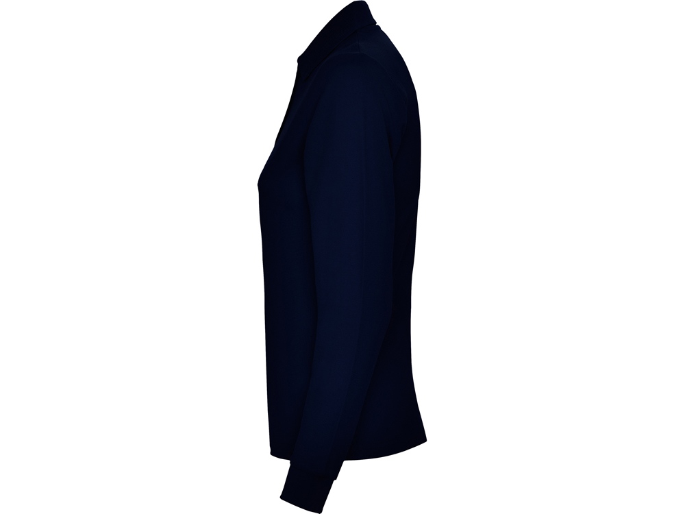 Рубашка поло Estrella женская с длинным рукавом (navy) M (Изображение 3)