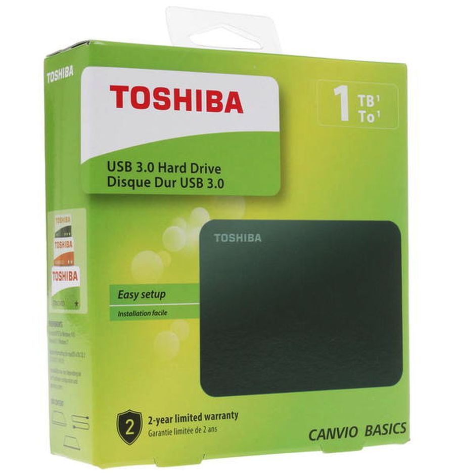 Внешний диск Toshiba Canvio, USB 3.0, 1Тб (Изображение 5)