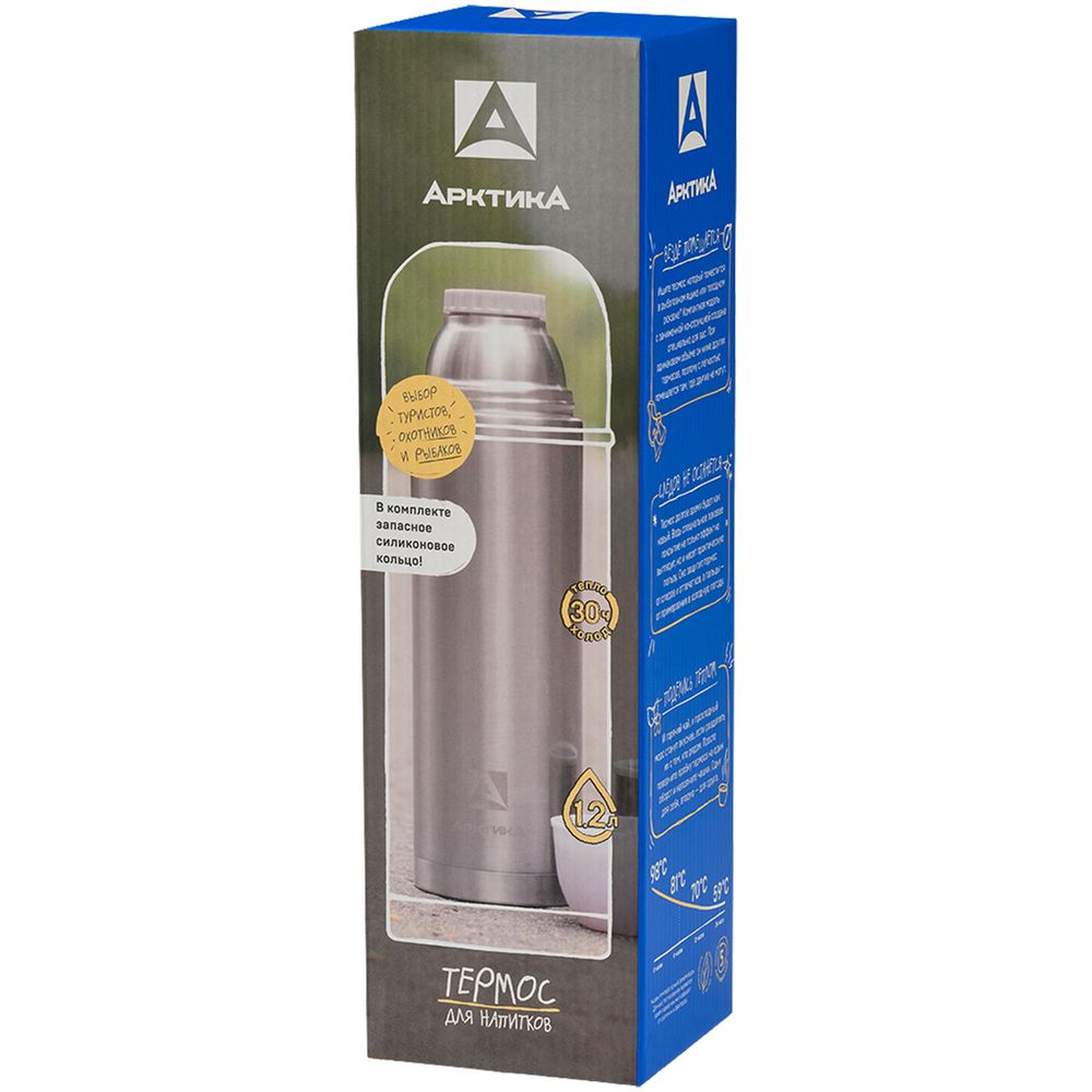 Термос «Арктика Duo 1200», стальной (Изображение 4)