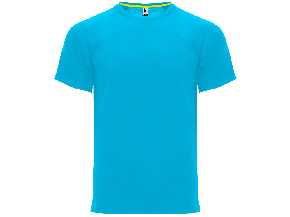 Спортивная футболка Monaco унисекс (бирюзовый) 2XL (Изображение 1)