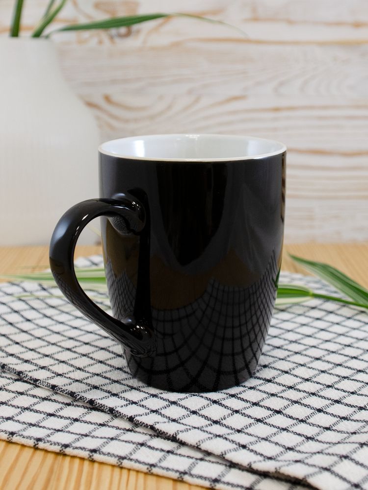 Кружка Good Morning, черная (Изображение 4)
