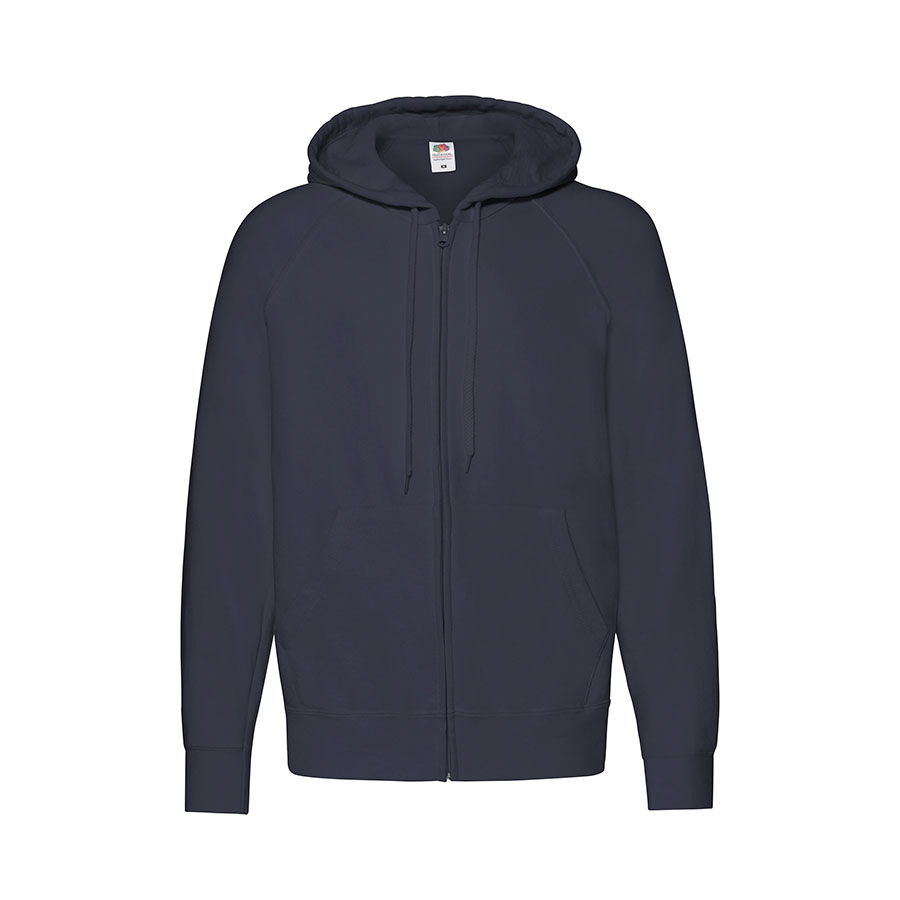 Толстовка без начеса "Lightweight Hooded Sweat",  темно-синий, S, 80% х/б 20% полиэстер, 240 г/м2 (Изображение 1)