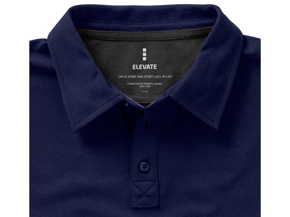 Рубашка поло Markham женская (антрацит/темно-синий) XL (Изображение 7)