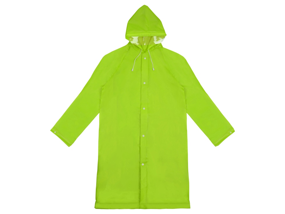 Дождевик Hawaii c чехлом унисекс (зеленое яблоко) XL-2XL (Изображение 3)