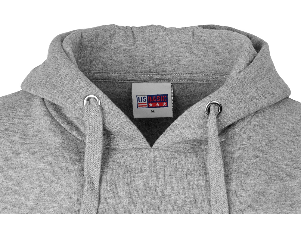 Толстовка с капюшоном Amsterdam мужская (серый меланж) 2XL (Изображение 3)
