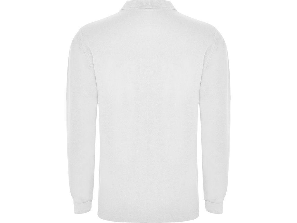Рубашка поло Carpe мужская с длинным рукавом (белый) 2XL (Изображение 2)