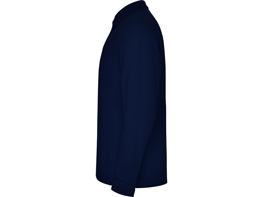 Рубашка поло Estrella мужская с длинным рукавом (navy) L (Изображение 3)