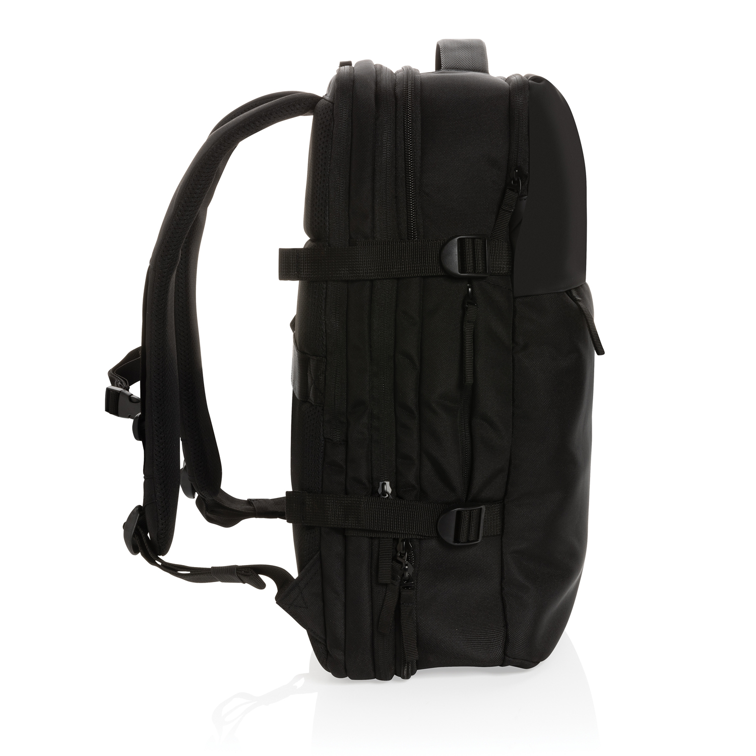 Рюкзак для путешествий Swiss Peak из rPET AWARE™ с регулируемым объемом, 15.6" (Изображение 7)