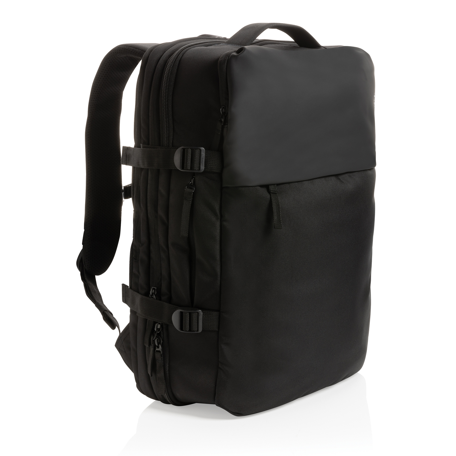 Рюкзак для путешествий Swiss Peak из rPET AWARE™ с регулируемым объемом, 15.6" (Изображение 15)