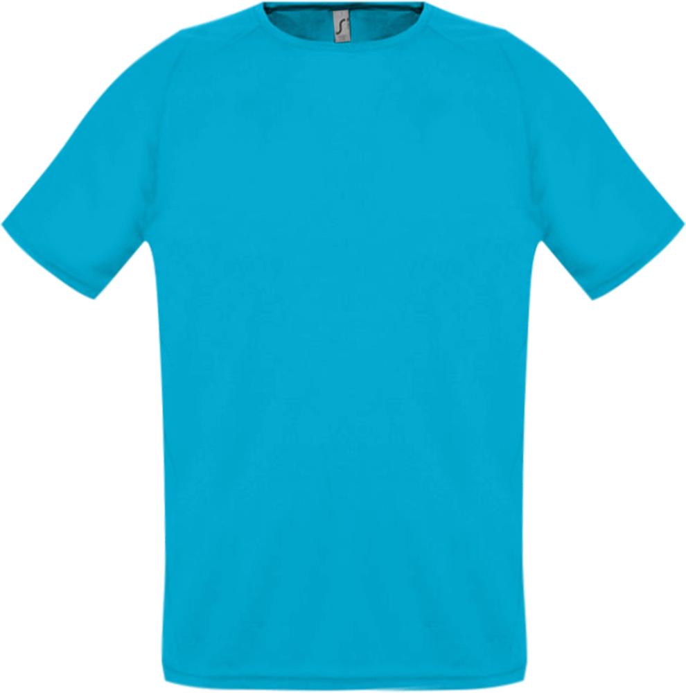 Футболка унисекс Sporty 140 бирюзовая, размер XXs (Изображение 1)