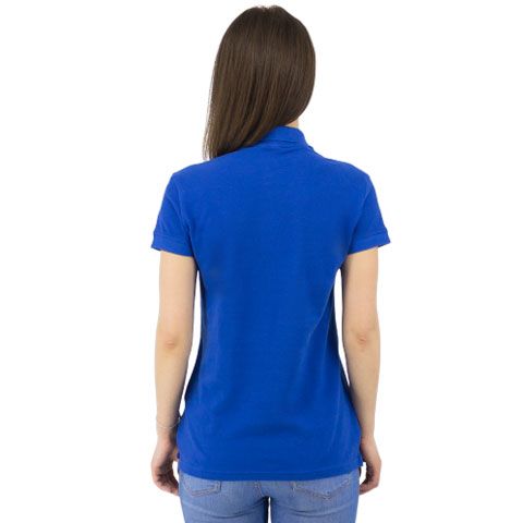 Рубашка поло Rock Lady, женская (синяя, 2XL) (Изображение 2)