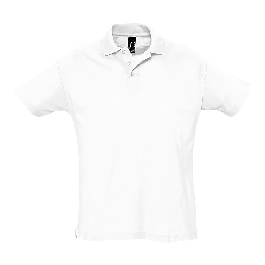 Рубашка поло мужская SUMMER II, белый, 2XL, 100% хлопок, 170 г/м2