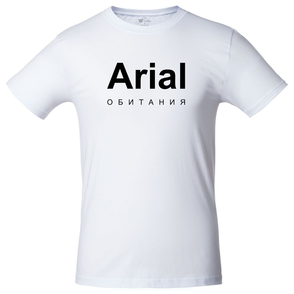 Футболка Arial обитания, белая, размер XL (Изображение 2)