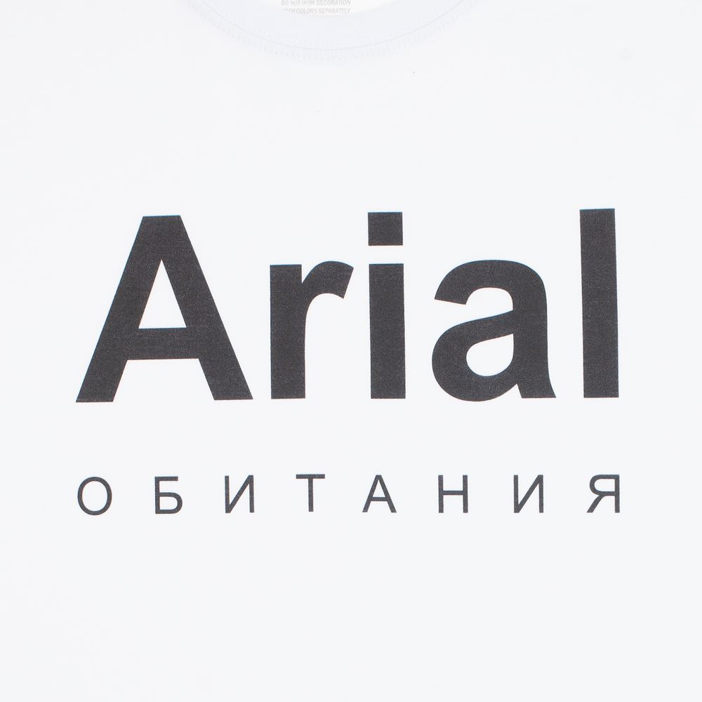 Футболка Arial обитания, белая, размер XL (Изображение 4)
