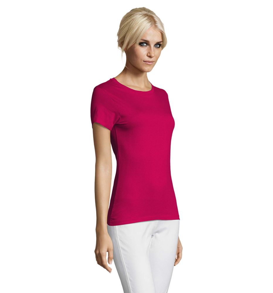 Футболка женская Regent Women ярко-розовая, размер XXL (Изображение 5)