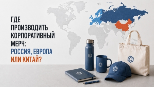 Где производить корпоративный мерч: Россия, Европа или Китай?