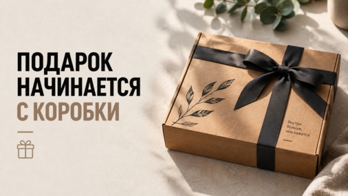 Подарок начинается с коробки: как упаковка меняет восприятие бренда