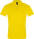 Рубашка поло мужская Perfect Men 180 желтая, размер L
