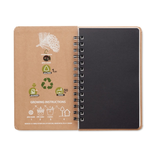 Pine tree notebook (бежевый) (Изображение 6)