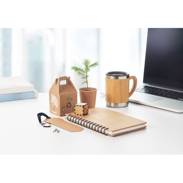 Pine tree notebook (бежевый) (Изображение 9)