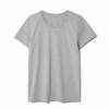 Футболка женская T-bolka Stretch Lady, серый меланж, размер M (Изображение 1)