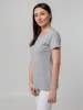 Футболка женская T-bolka Stretch Lady, серый меланж, размер XL (Изображение 11)