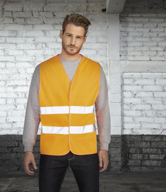 Жилет светоотражающий Secure Pro оранжевый неон, размер 10/14 лет (Изображение 5)