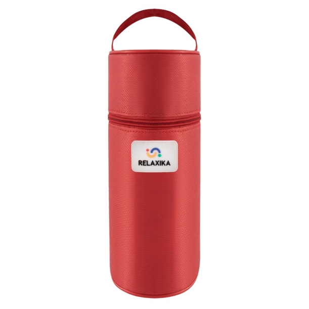 Термос Relaxika Duo 1200 в чехле, стальной (Изображение 3)