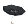 Зонт 23-дюймовый из RPET 190T (черный) (Изображение 6)