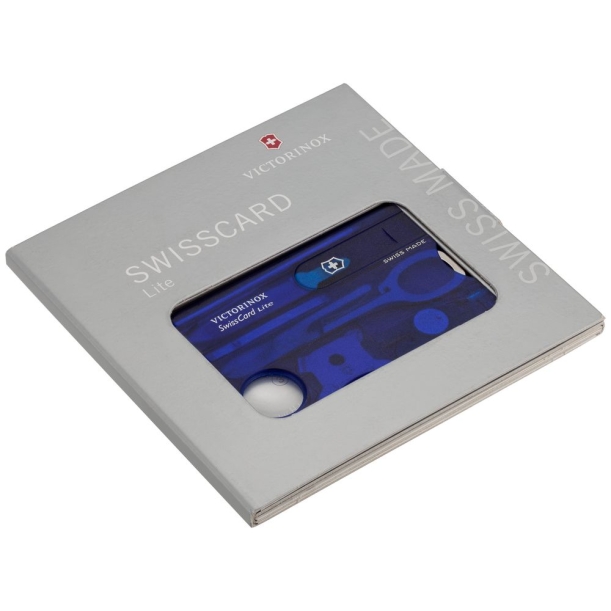 Набор инструментов SwissCard Lite, синий (Изображение 5)