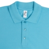 Рубашка поло мужская Summer 170 бирюзовая, размер XS (Изображение 3)