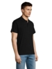 Рубашка поло мужская Summer 170 черная, размер XS (Изображение 5)