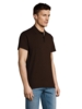 Рубашка поло мужская Summer 170 темно-коричневая (шоколад, размер XS (Изображение 5)