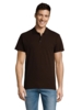 Рубашка поло мужская Summer 170 темно-коричневая (шоколад), размер S (Изображение 4)
