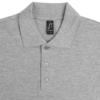 Рубашка поло мужская Summer 170 серый меланж, размер XS (Изображение 3)