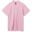 Рубашка поло мужская Summer 170 розовая, размер XXL