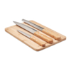 Набор ножей с доской (древесный) (Изображение 7)