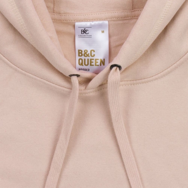 Толстовка с капюшоном женская Queen, темно-синяя, размер 3XL (Изображение 3)