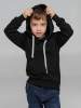 Толстовка с капюшоном детская Kirenga Kids, черная, 12 лет (Изображение 9)