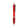 Ручка шариковая (прозрачно-красный) (Изображение 4)