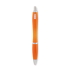 Ручка шариковая (прозрачно-оранжевый) (Изображение 2)