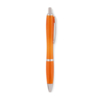 Ручка шариковая (прозрачно-оранжевый) (Изображение 4)