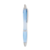 Ручка шариковая (прозрачный голубой) (Изображение 4)