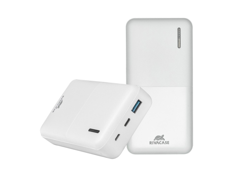 Внешний аккумулятор с быстрой зарядкой  VA2571, 20000 mAh (белый)  (Изображение 8)