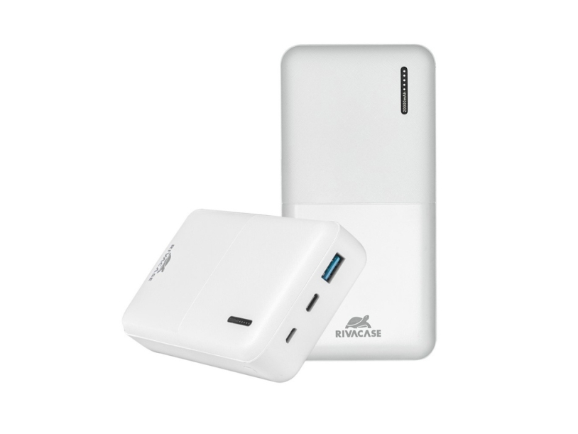 Внешний аккумулятор с быстрой зарядкой  VA2571, 20000 mAh (белый)  (Изображение 12)