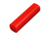 Внешний аккумулятор Digi прямоугольной формы, 2200 mAh (красный) 2200 mAh (Изображение 2)