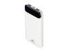RIVACASE VA2240 (10000mAh) с дисплеем, белый, внешний аккумулятор 12/48 (Изображение 1)